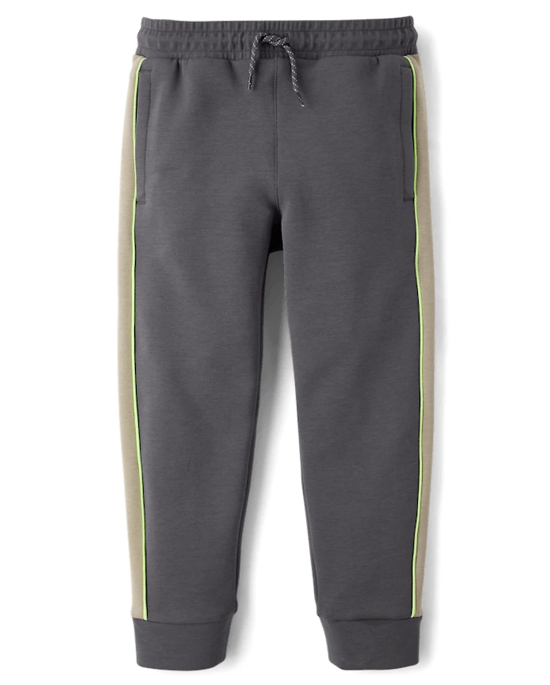 Boys Side Stripe Scuba Jogger Pants