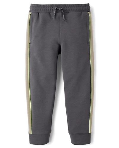 Boys Side Stripe Scuba Jogger Pants