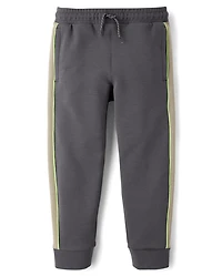 Boys Side Stripe Scuba Jogger Pants