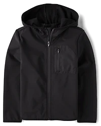 Boys Cozy Tech Zip Up Hoodie