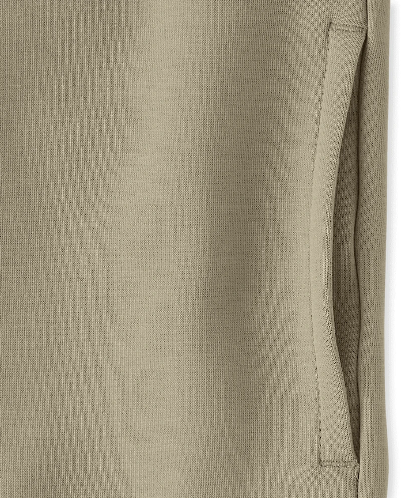 Boys Colorblock Scuba Zip Up Hoodie