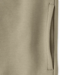 Boys Colorblock Scuba Zip Up Hoodie