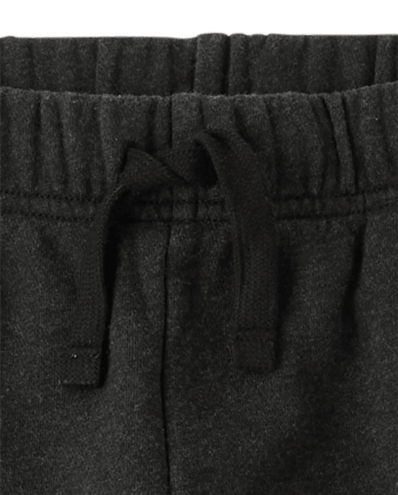 Kids Garment Dyed Premium Fleece Loose Cargo Pants