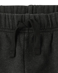 Kids Garment Dyed Premium Fleece Loose Cargo Pants