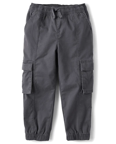 Pantalon de jogging cargo extensible à enfiler pour garçon