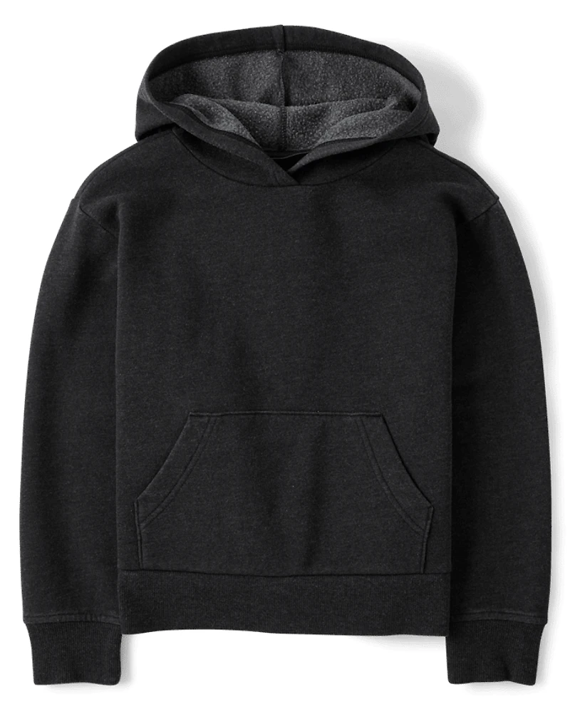 Kids Garment Dyed Premium Fleece Hoodie