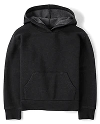 Kids Garment Dyed Premium Fleece Hoodie