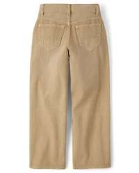 Kids Paint Splatter Garment Dyed Baggy Jeans