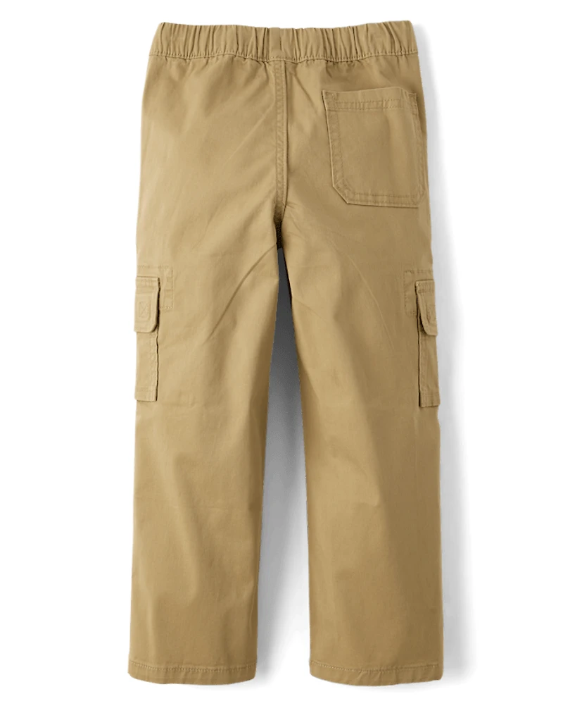 Kids Wide Leg Pull On Cargo Pants