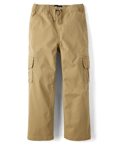 Kids Wide Leg Pull On Cargo Pants