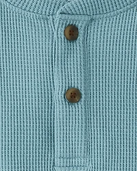 Boys Thermal Henley Top