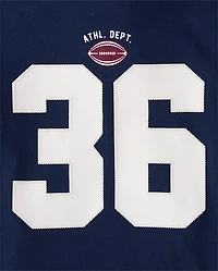 Kids Varsity Hooded Top