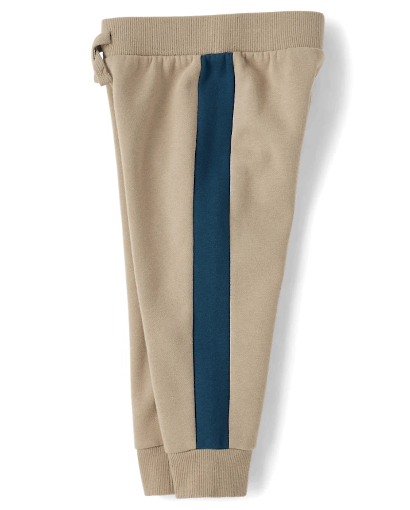 Baby And Toddler Boys Premium Fleece Jogger Pants 3-Pack