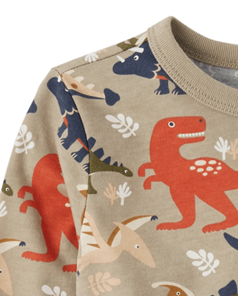 Baby And Toddler Boys Dino Top 3-Pack