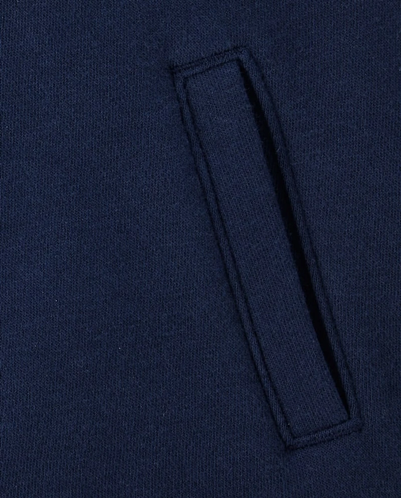 Toddler Varsity Patch Premium Fleece Bomber Jacket