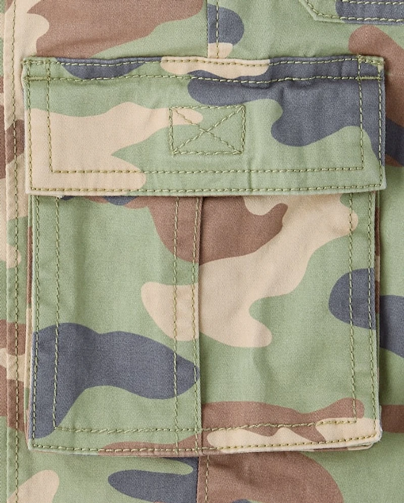 Baby And Toddler Camo Pull On Cargo Jogger Pants