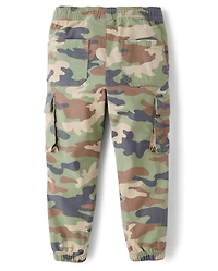 Baby And Toddler Camo Pull On Cargo Jogger Pants