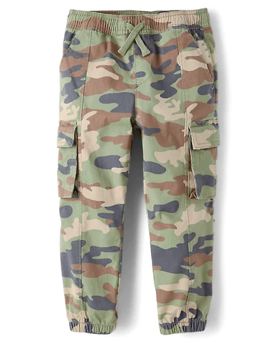 Baby And Toddler Camo Pull On Cargo Jogger Pants
