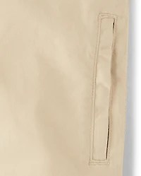 Baby And Toddler Roll Cuff Pull On Chino Pants