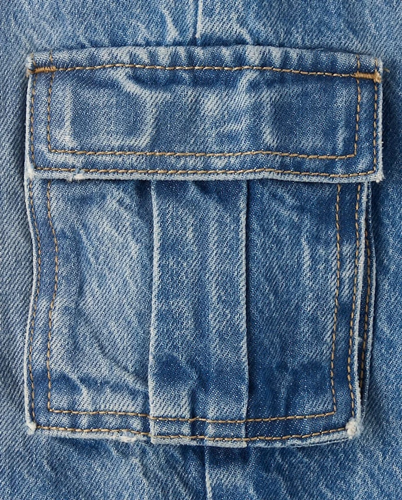 Baby And Toddler Baggy Cargo Jeans