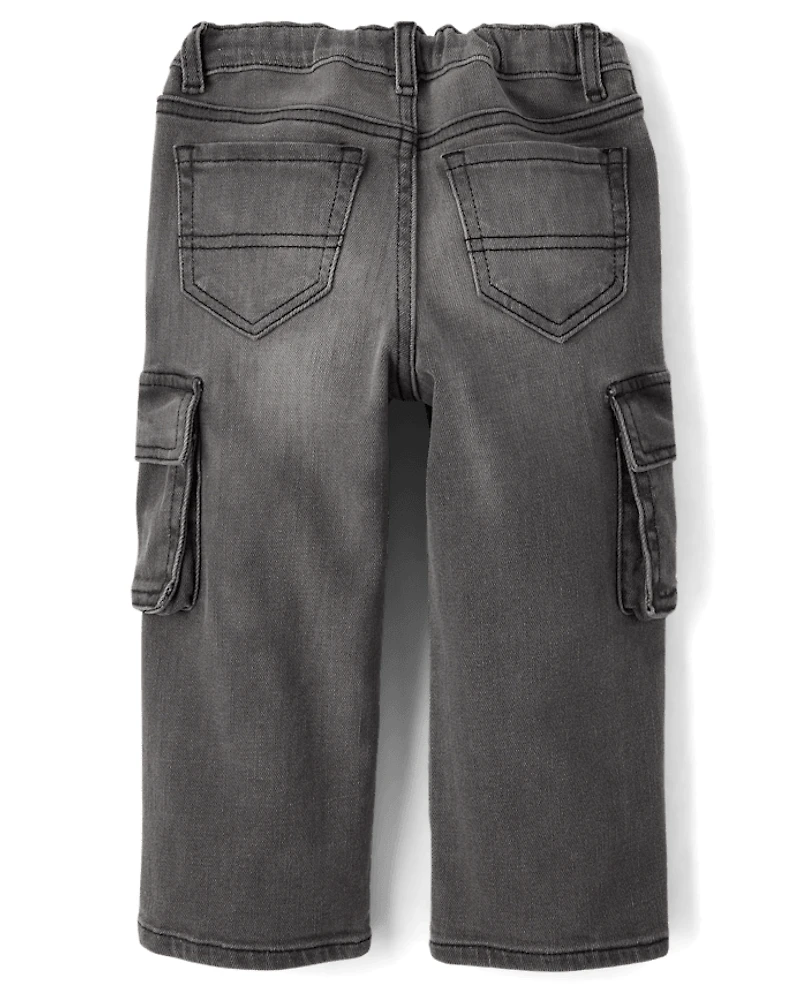 Baby And Toddler Baggy Cargo Jeans