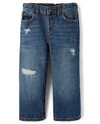 Baby And Toddler Ripped Baggy Jeans