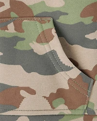 Baby And Toddler Camo Premium Fleece Sherpa Lined Zip Up Hoodie
