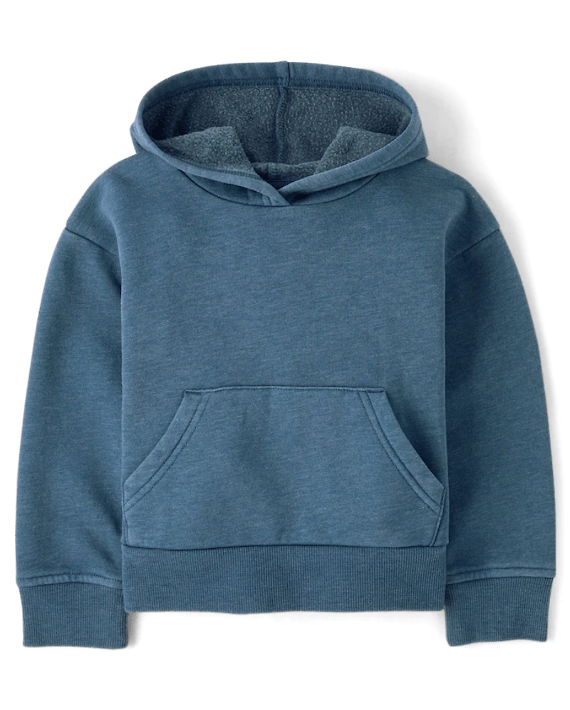 Baby And Toddler Garment Dyed Premium Fleece Hoodie