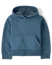 Baby And Toddler Garment Dyed Premium Fleece Hoodie