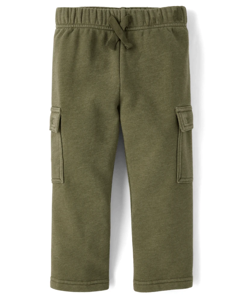 Baby And Toddler Premium Fleece Relaxed Cargo Pants
