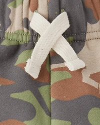 Baby And Toddler Boys Premium Fleece Relaxed Cargo Pants