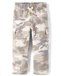 Baby And Toddler Premium Fleece Relaxed Cargo Pants