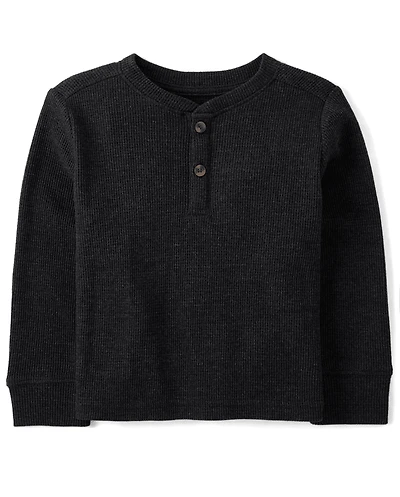 Baby And Toddler Boys Thermal Henley Top
