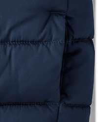 Doudoune à capuche pour petits garçons