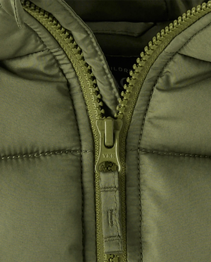 Toddler Boys Hooded Puffer Jacket