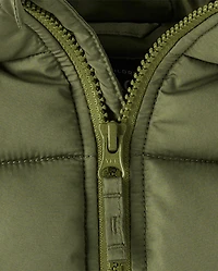 Toddler Boys Hooded Puffer Jacket