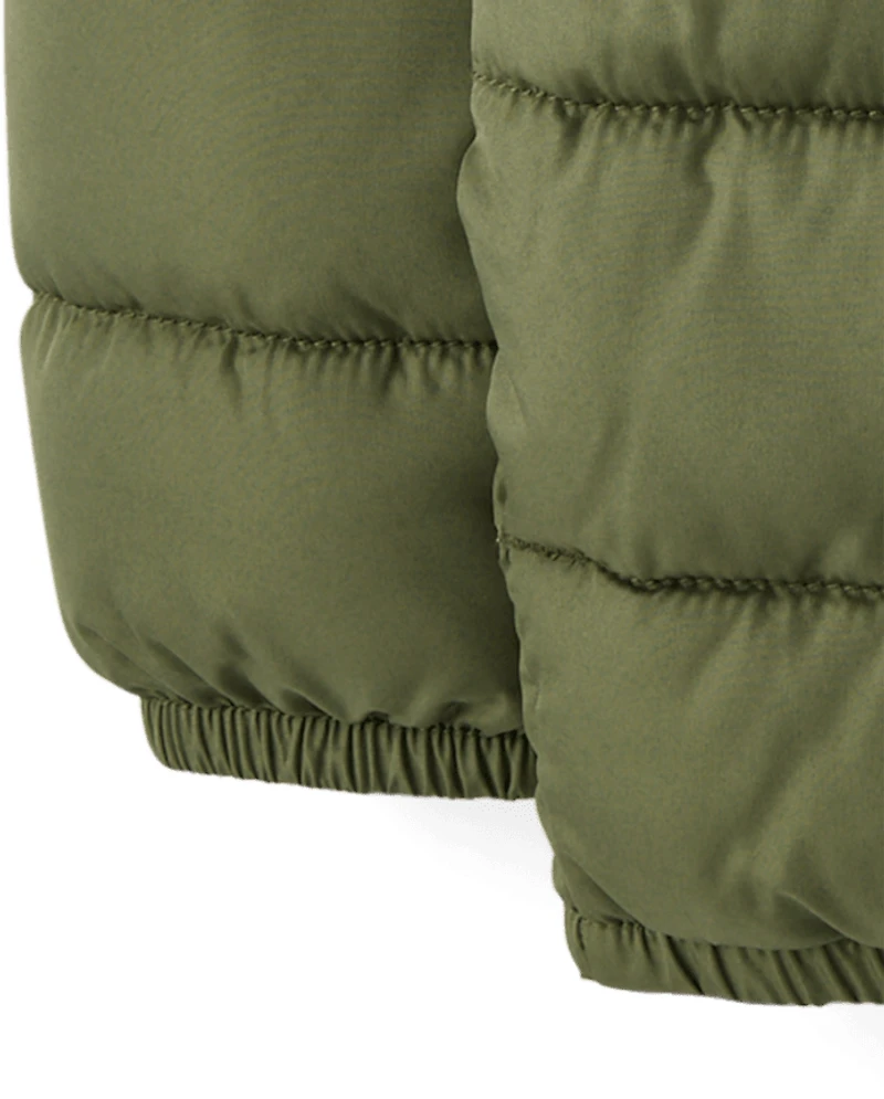 Toddler Boys Hooded Puffer Jacket
