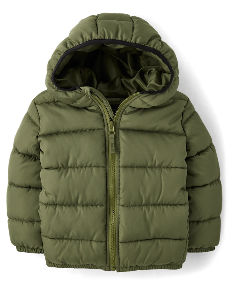 Doudoune à capuche pour tout-petits garçons