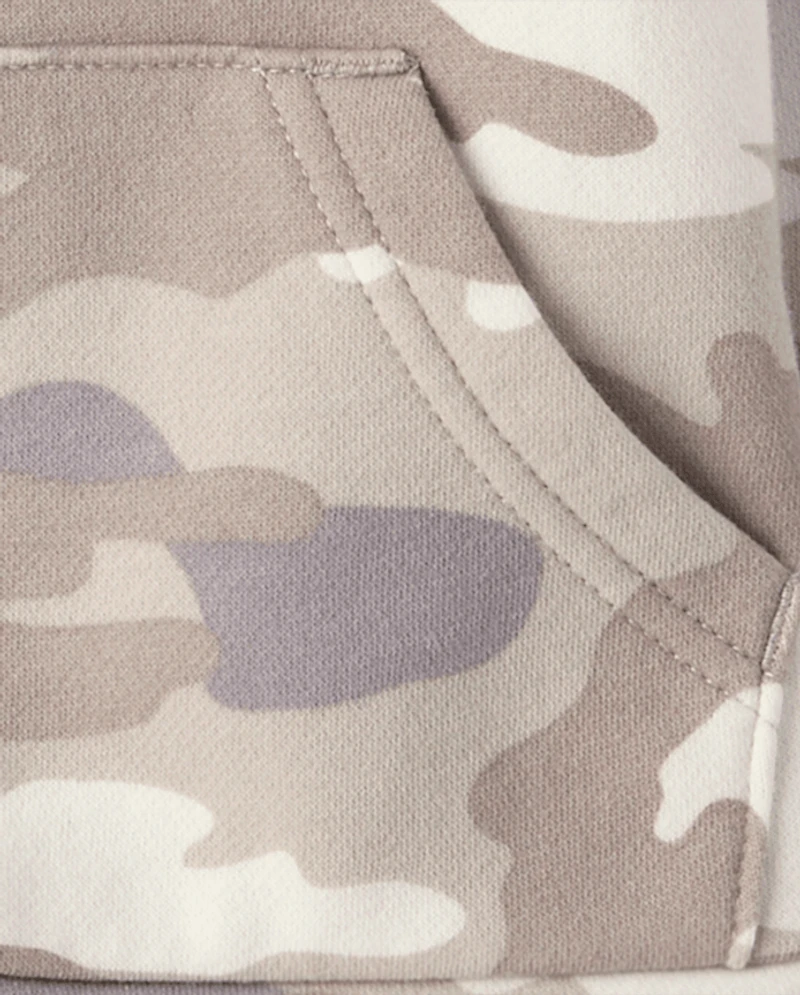 Baby And Toddler Boys Camo Premium Fleece Hoodie