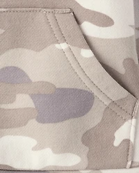 Baby And Toddler Boys Camo Premium Fleece Hoodie