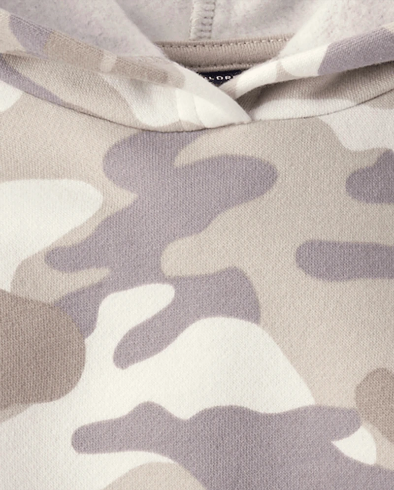 Sweat à capuche en polaire premium camouflage pour bébés et petits garçons
