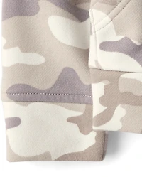 Baby And Toddler Boys Camo Premium Fleece Hoodie