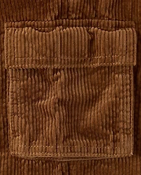 Pantalon cargo large en velours côtelé pour bébé et tout-petit