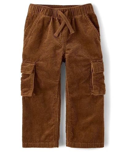 Baby And Toddler Corduroy Wide Leg Cargo Pants