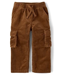 Baby And Toddler Corduroy Wide Leg Cargo Pants
