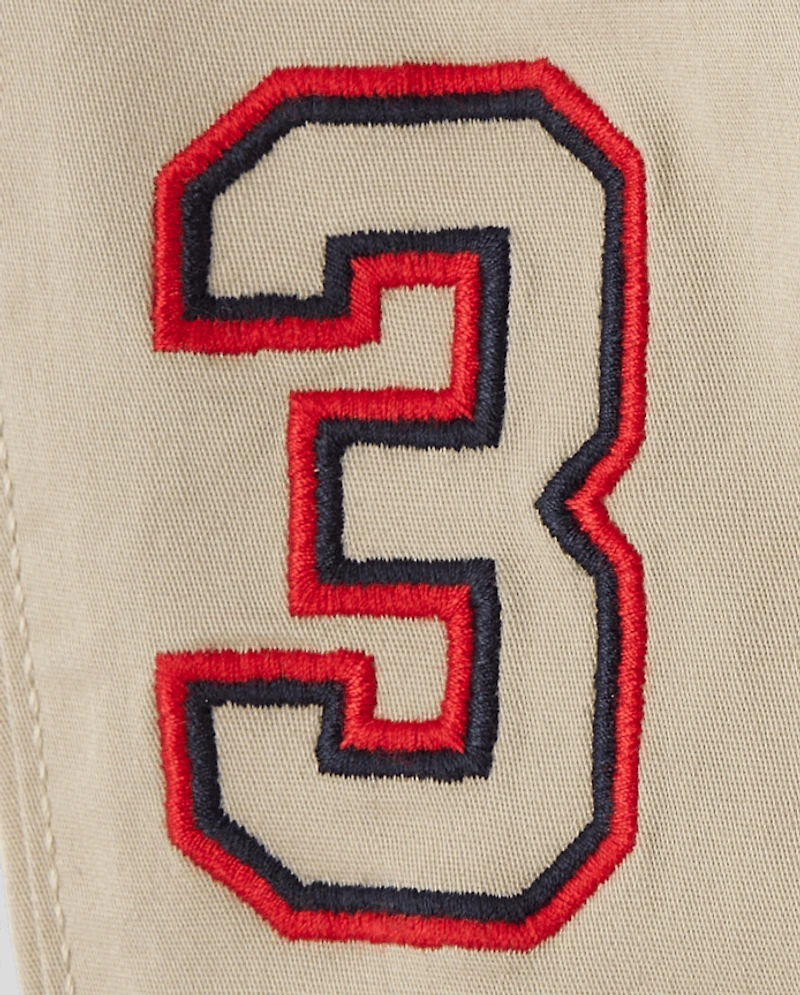 Pantalon de jogging brodé style universitaire pour bébé et tout-petit