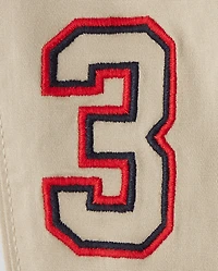 Pantalon de jogging brodé style universitaire pour bébé et tout-petit