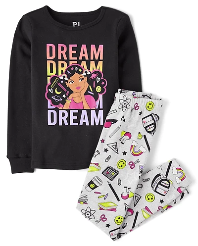 Girls Dream Snug Fit Cotton Pajamas