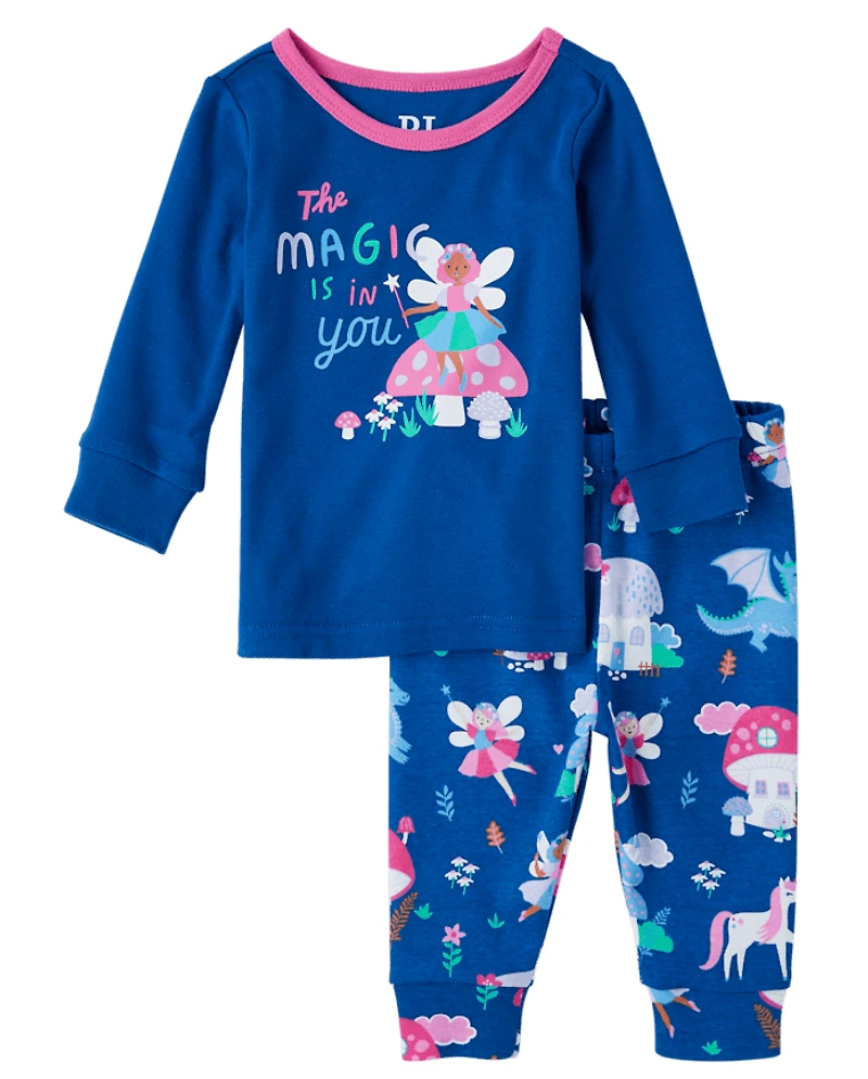 Baby And Toddler Girls Fairy Snug Fit Cotton Pajamas