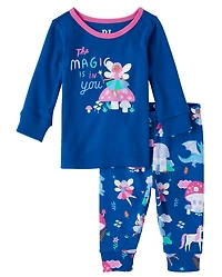 Baby And Toddler Girls Fairy Snug Fit Cotton Pajamas